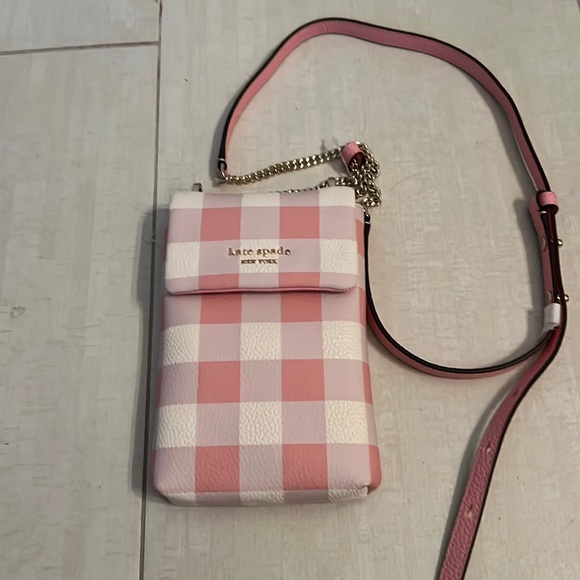 kate spade Bags Nwot Kate Spade Bradley Gingham Pebbled Leather